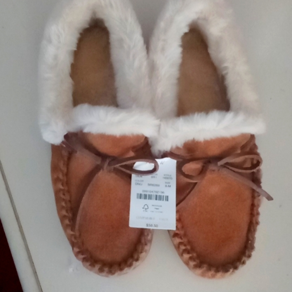 J Crew real suede moccasins/ slippers 7